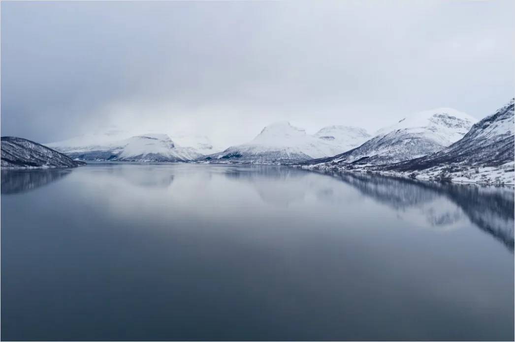 Detail Fjord Norwegen Dramatisch Wasser Berge Number 19