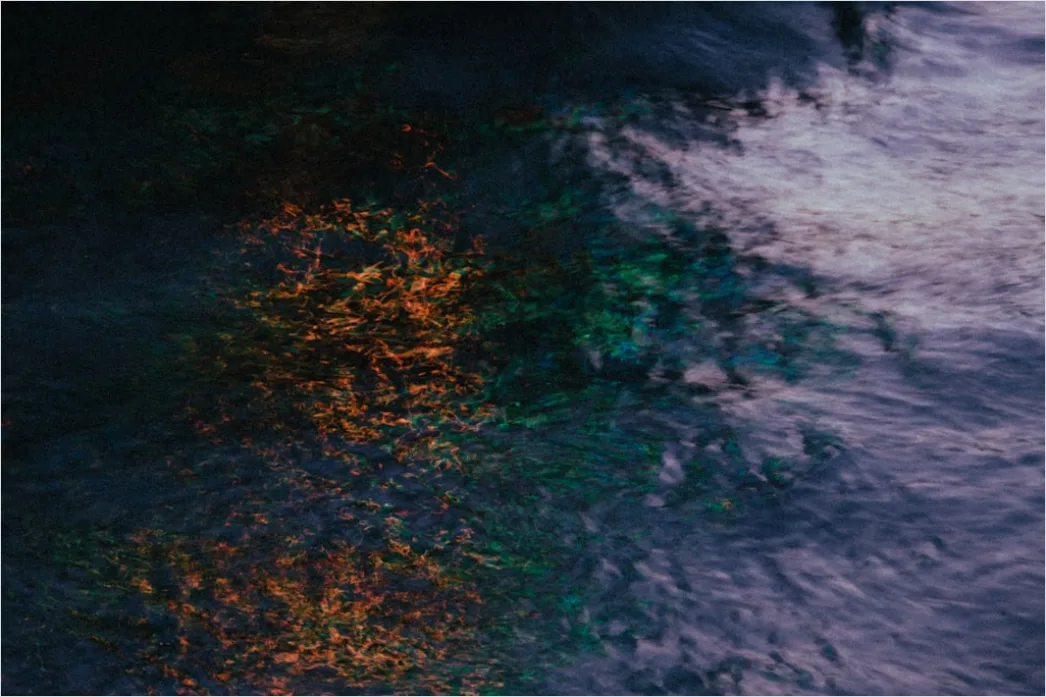 Detail Fluss Herbst Spiegelung Bäume Bunt Number 12
