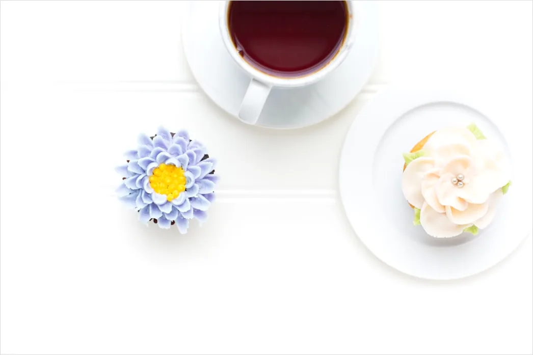 Detail Food Flatlay Dessert Pastell Farben Draufsicht Number 14