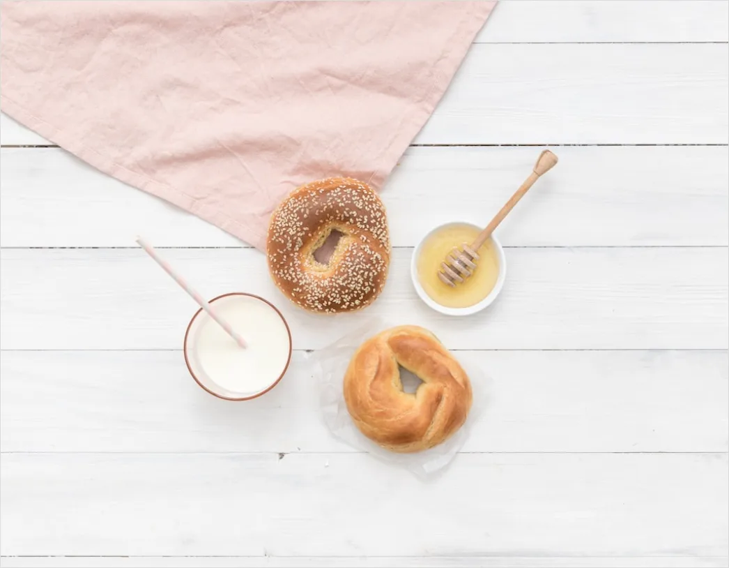 Detail Food Flatlay Frühstück Draufsicht ästhetisch Number 5