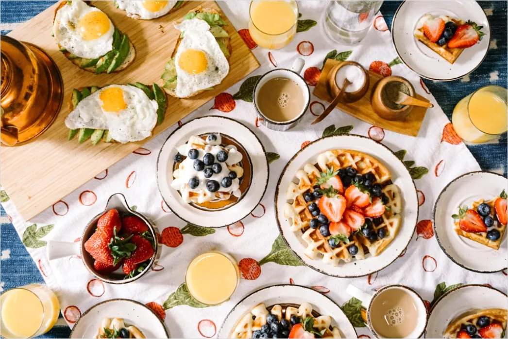 Detail Food Flatlay Frühstück Draufsicht ästhetisch Number 10