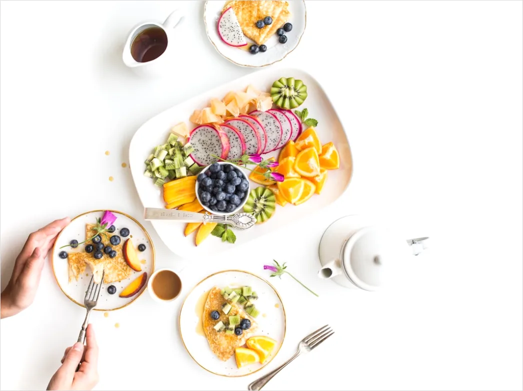 Detail Food Flatlay Gesund Obst Gemüse Bunt Number 6