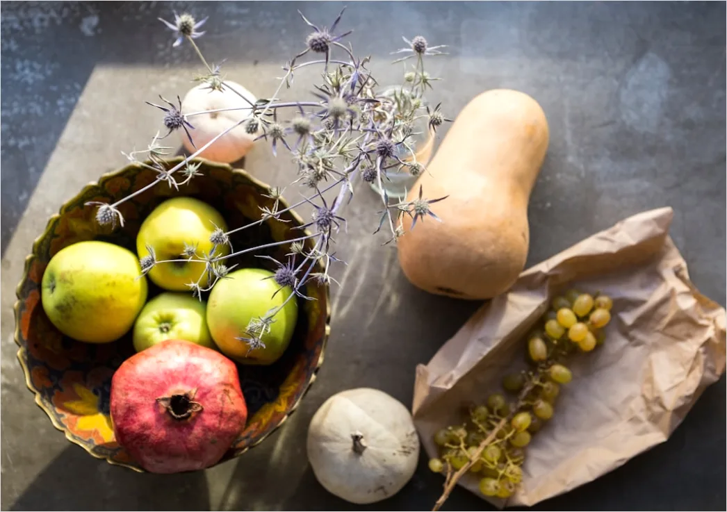 Detail Food Flatlay Herbst Kürbis Gewürze Number 20