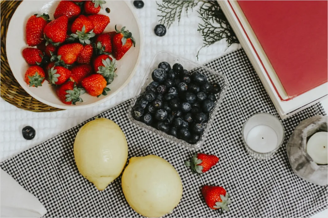 Detail Food Flatlay Sommer Obst Bunt Draufsicht Number 16