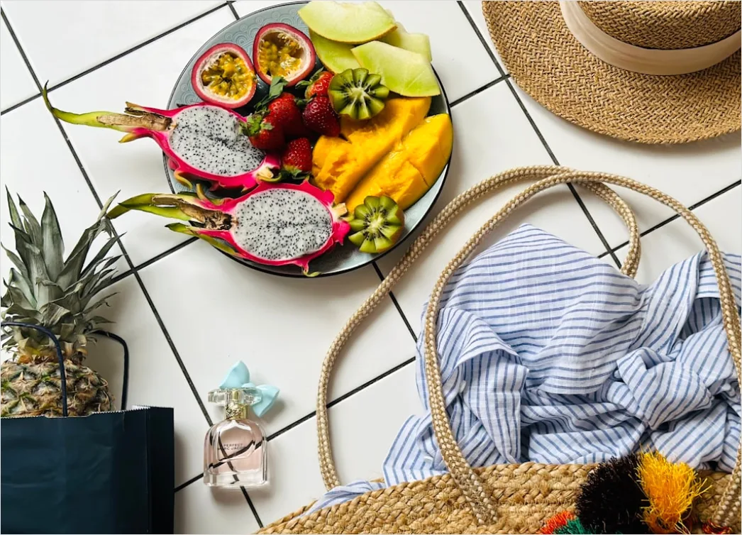 Detail Food Flatlay Sommer Obst Bunt Draufsicht Number 8
