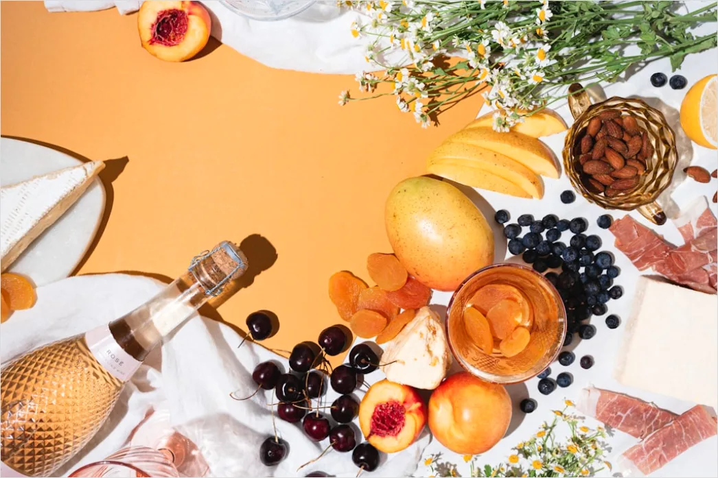 Detail Food Flatlay Sommer Obst Bunt Draufsicht Number 10