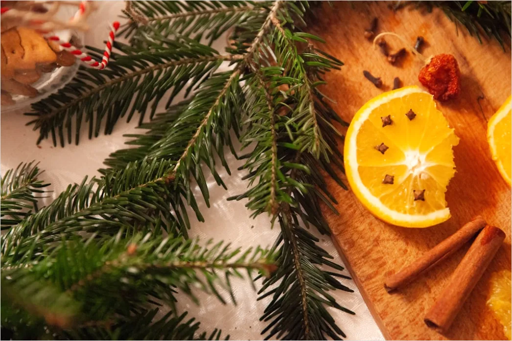 Detail Food Flatlay Weihnachten Gewürze Rustikal Number 11