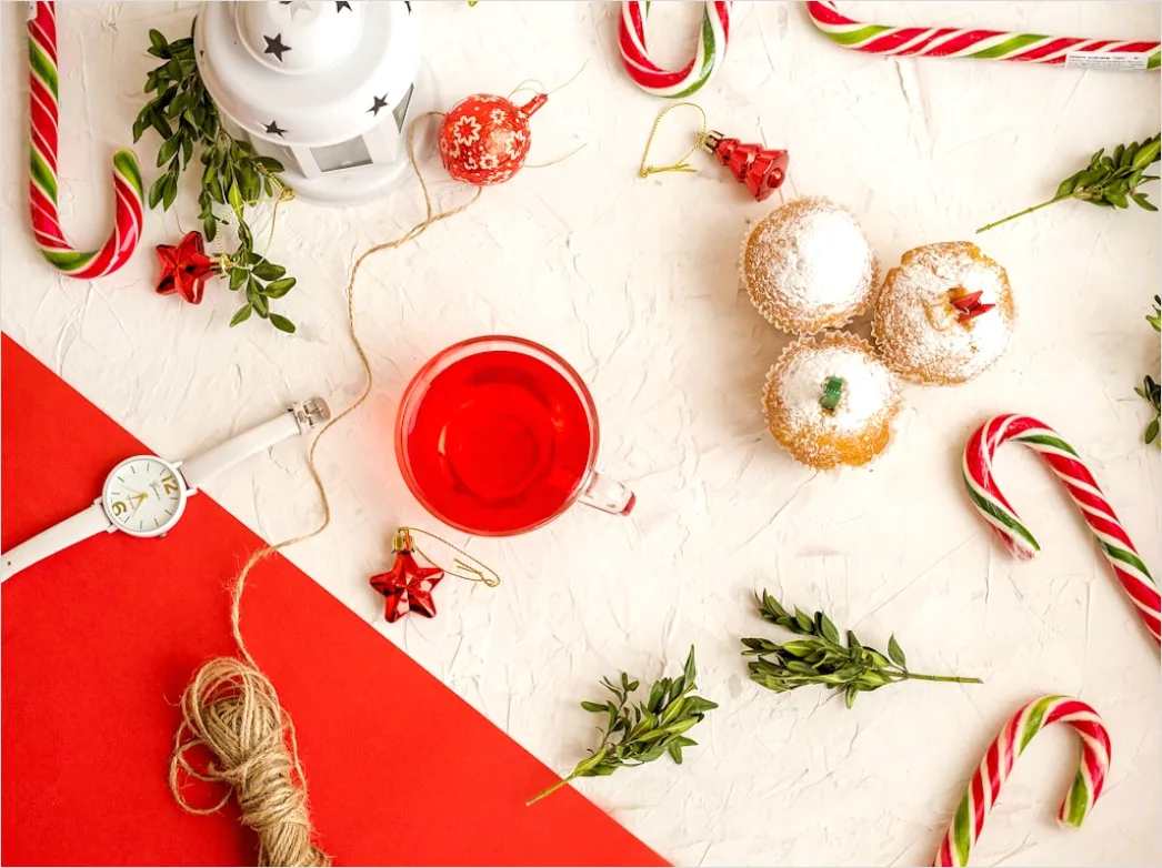 Detail Food Flatlay Weihnachten Gewürze Rustikal Number 12