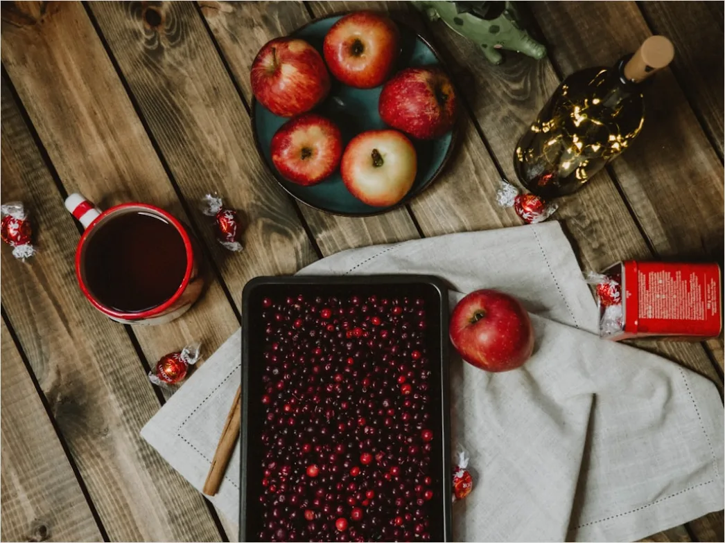 Detail Food Flatlay Weihnachten Gewürze Rustikal Number 13