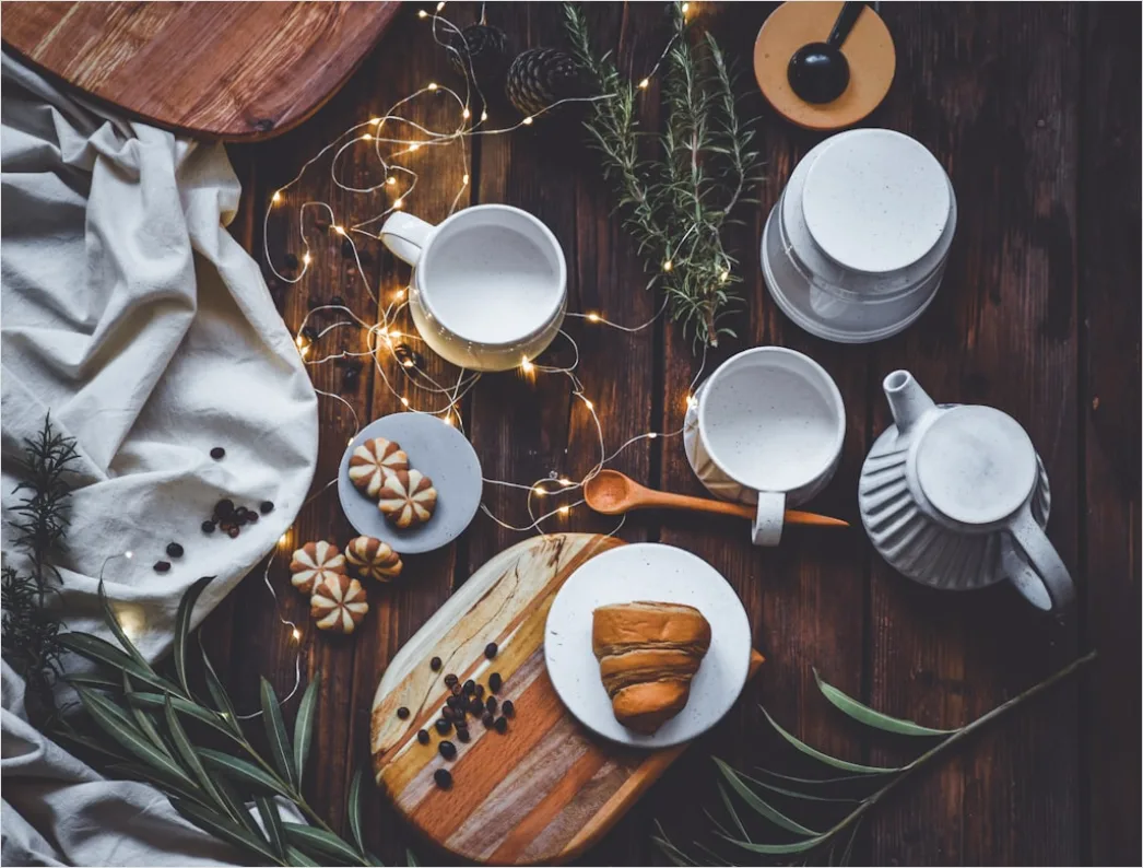 Detail Food Flatlay Weihnachten Gewürze Rustikal Number 4
