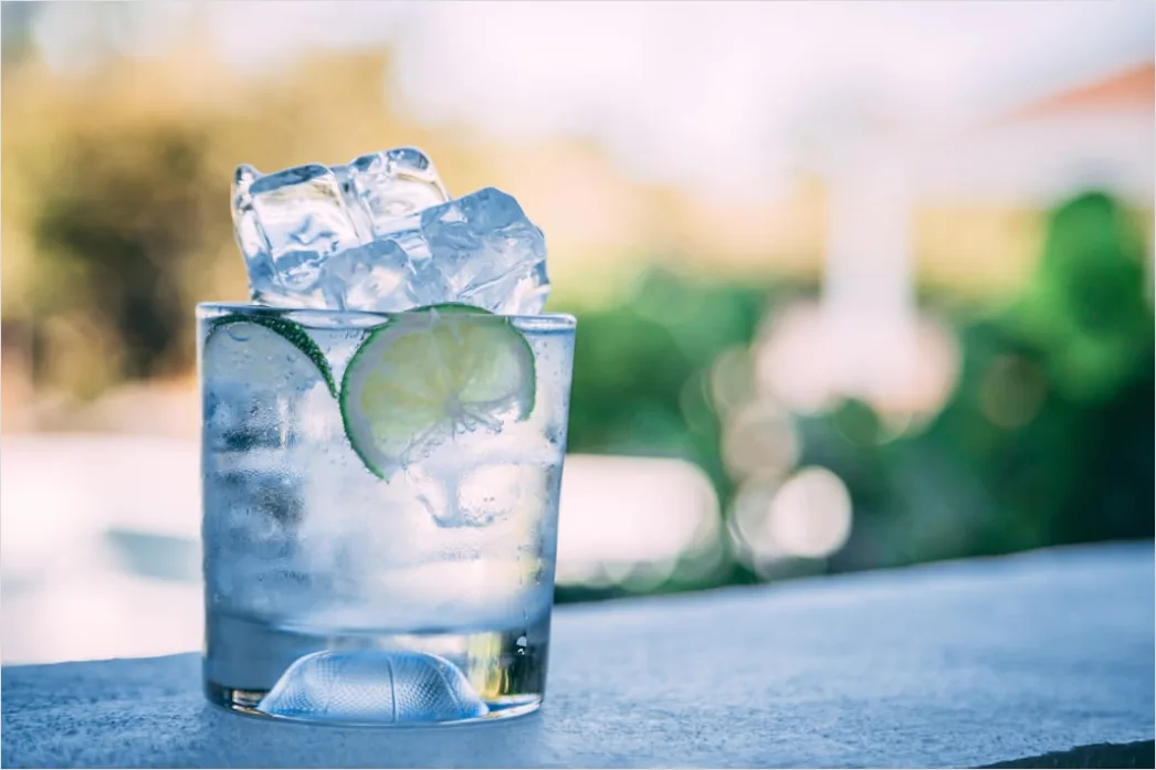 Gin Tonic Glas Gurke Nahaufnahme 5437