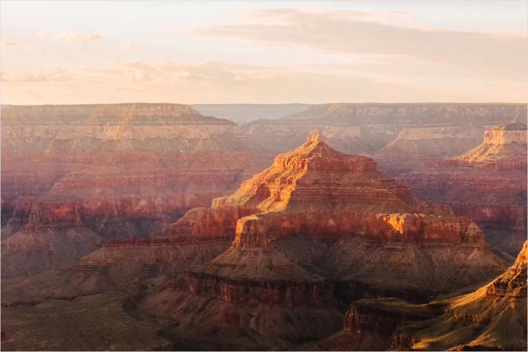 Detail Grand Canyon Sonnenuntergang Panorama Number 11
