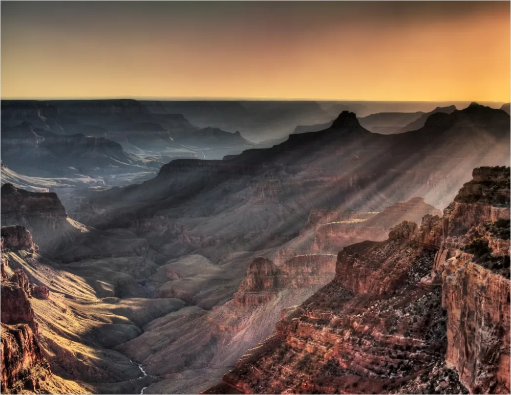 Detail Grand Canyon Sonnenuntergang Panorama Number 19