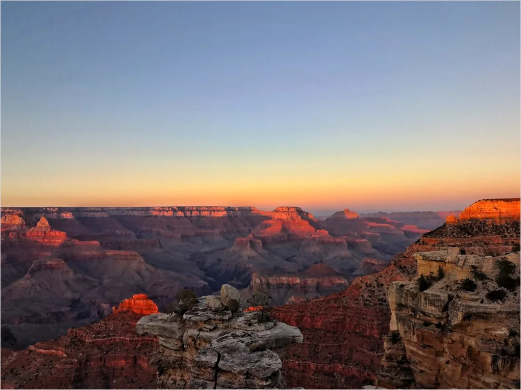 Detail Grand Canyon Sonnenuntergang Panorama Number 4
