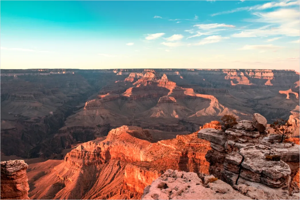 Detail Grand Canyon Sonnenuntergang Panorama Number 5