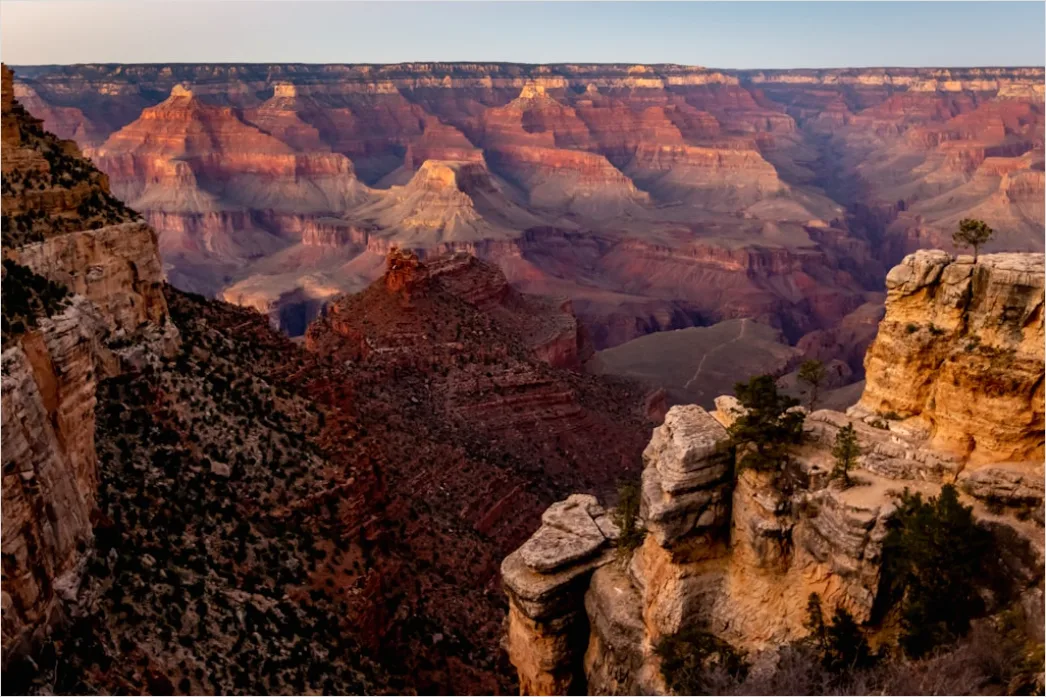 Detail Grand Canyon Sonnenuntergang Panorama Number 9