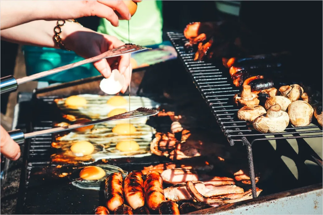 Detail Grill Abend Outdoor Sommer Stimmung Number 20