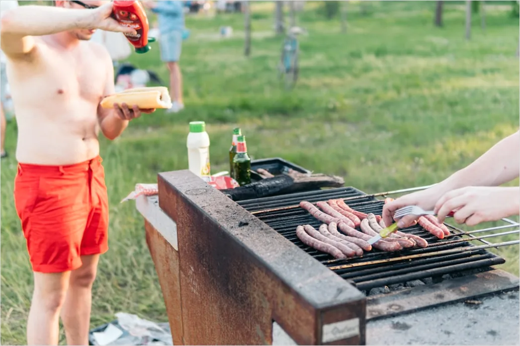 Detail Grill Abend Outdoor Sommer Stimmung Number 8