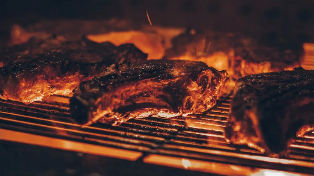 Detail Grill Bbq Fleisch Kohle Nahaufnahme Rauch Number 2