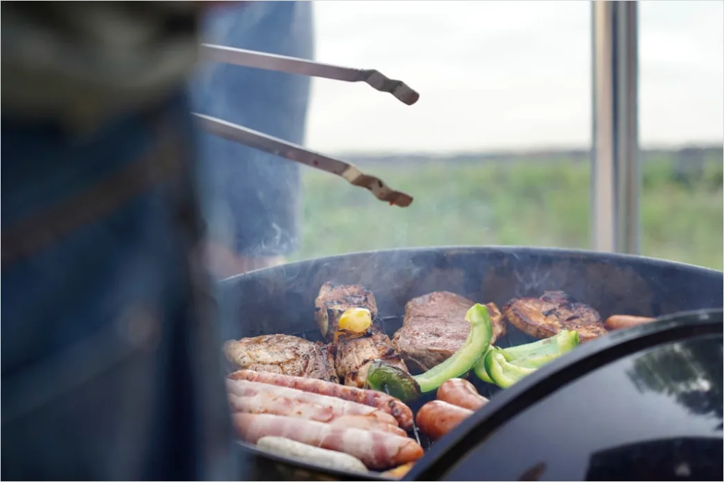 Detail Grill Bbq Fleisch Kohle Nahaufnahme Rauch Number 15