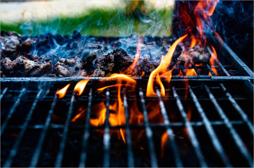 Detail Grill Bbq Fleisch Kohle Nahaufnahme Rauch Number 17