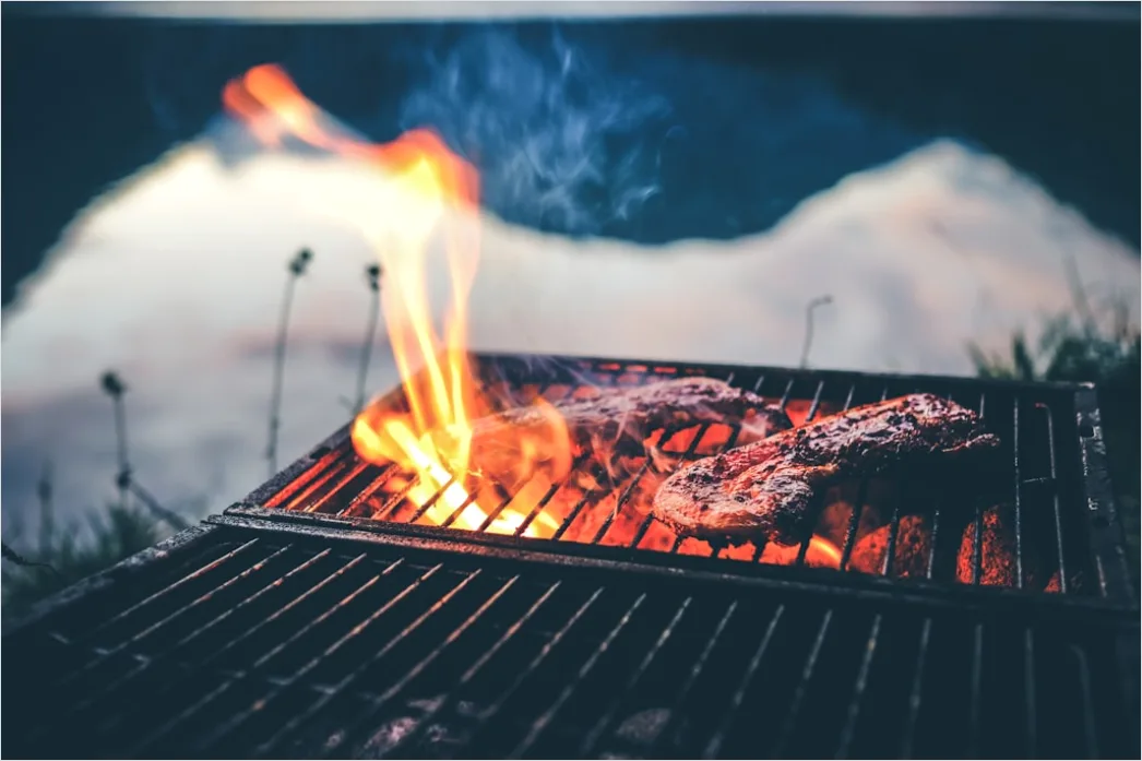 Detail Grill Bbq Fleisch Kohle Nahaufnahme Rauch Number 6