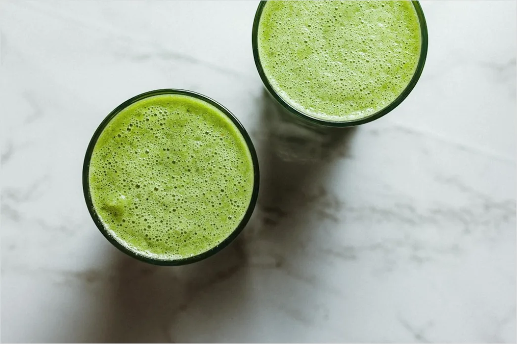Gruener Smoothie Glas Nahaufnahme Gesund F3e7