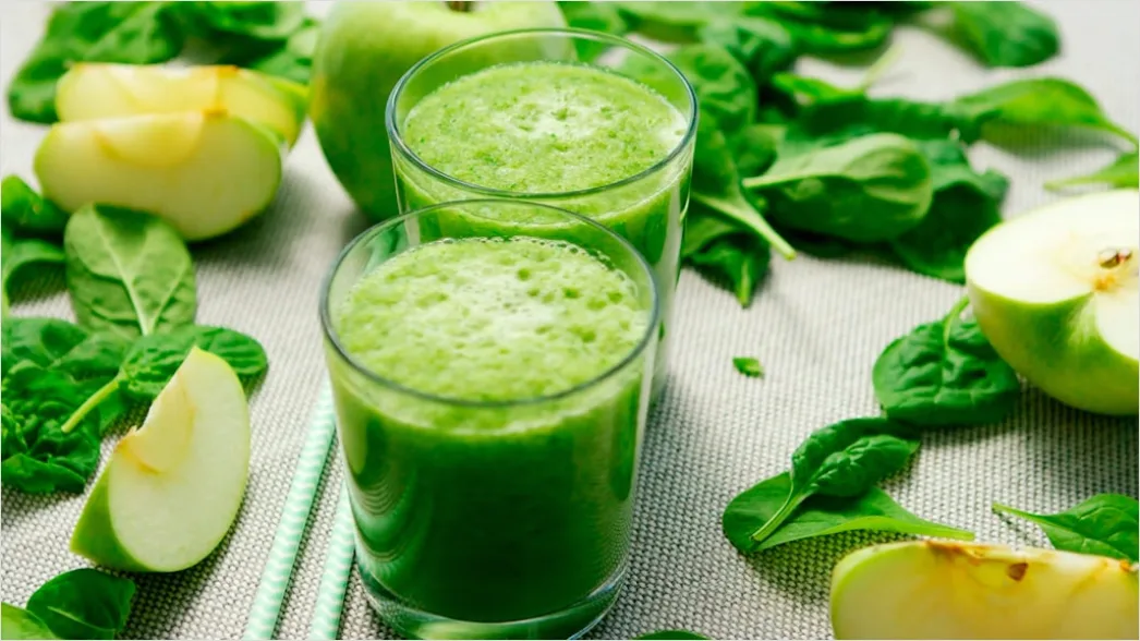 Detail Grüner Smoothie Glas Nahaufnahme Gesund Number 3