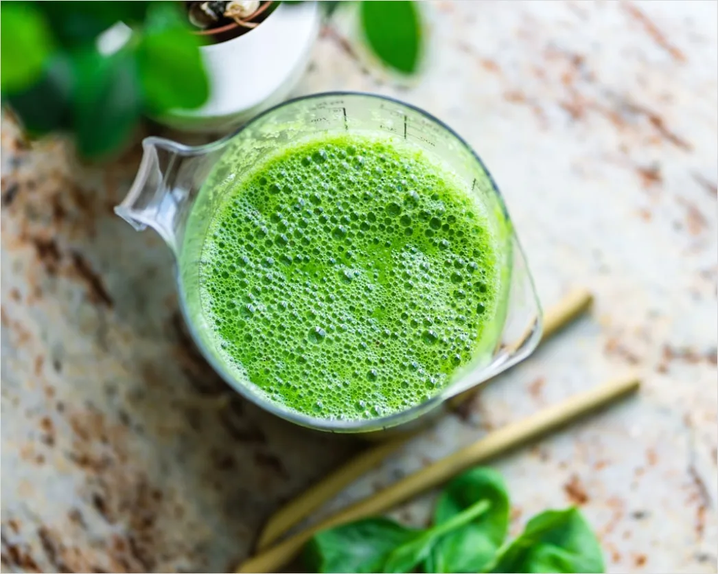 Detail Grüner Smoothie Glas Nahaufnahme Gesund Number 5