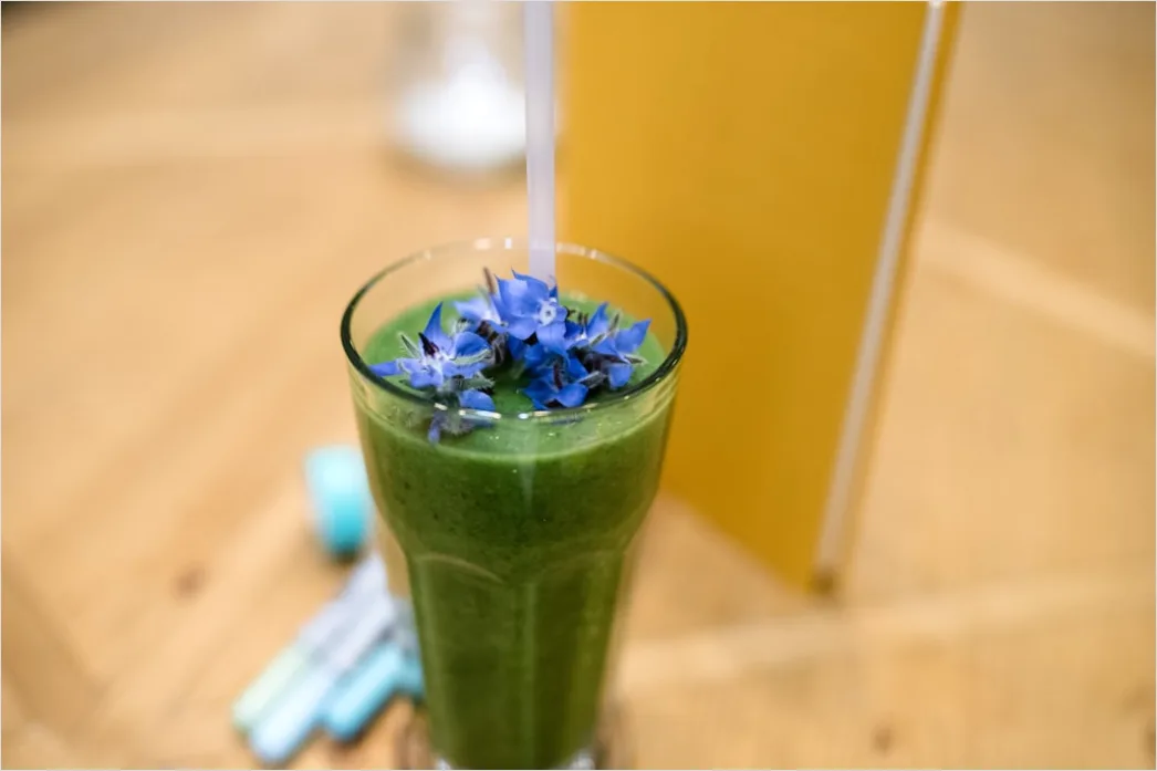Detail Grüner Smoothie Glas Nahaufnahme Gesund Number 8