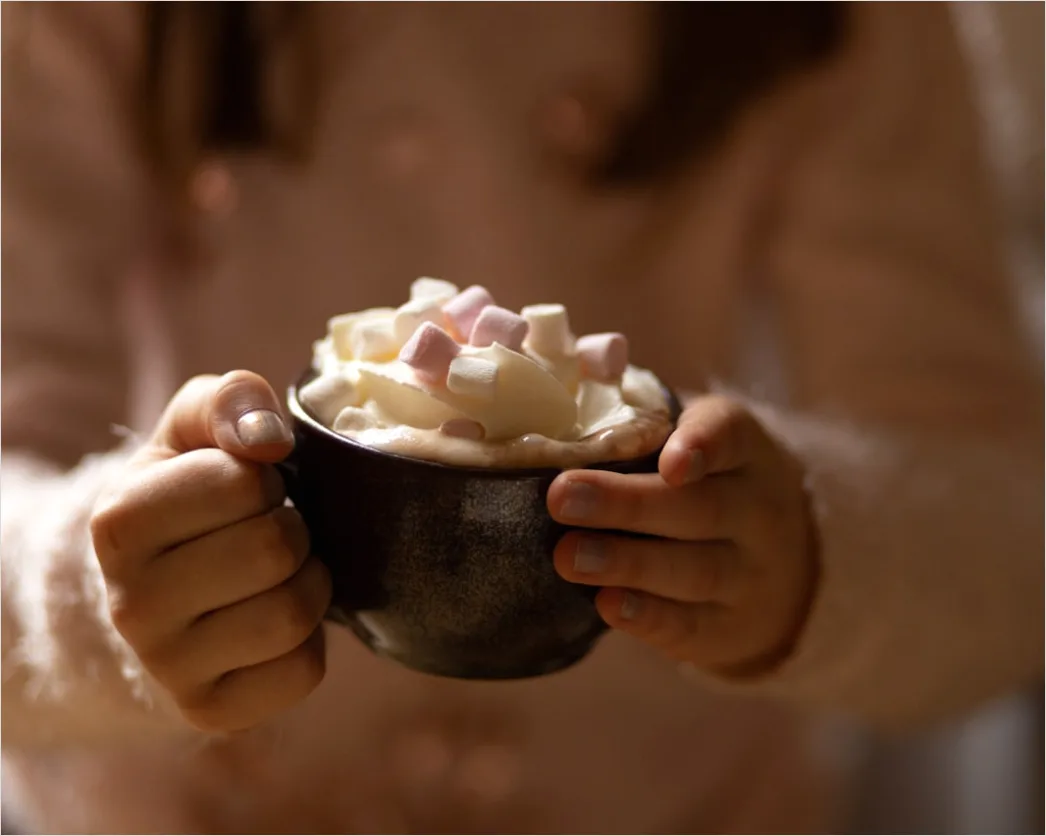 Detail Heiße Schokolade Tasse Marshmallow Nahaufnahme Number 2