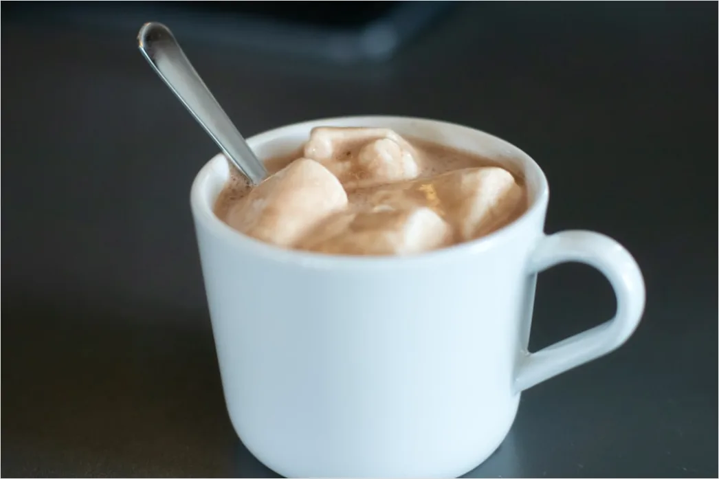 Detail Heiße Schokolade Tasse Marshmallow Nahaufnahme Number 13