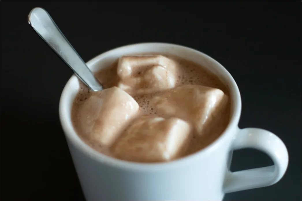 Detail Heiße Schokolade Tasse Marshmallow Nahaufnahme Number 3