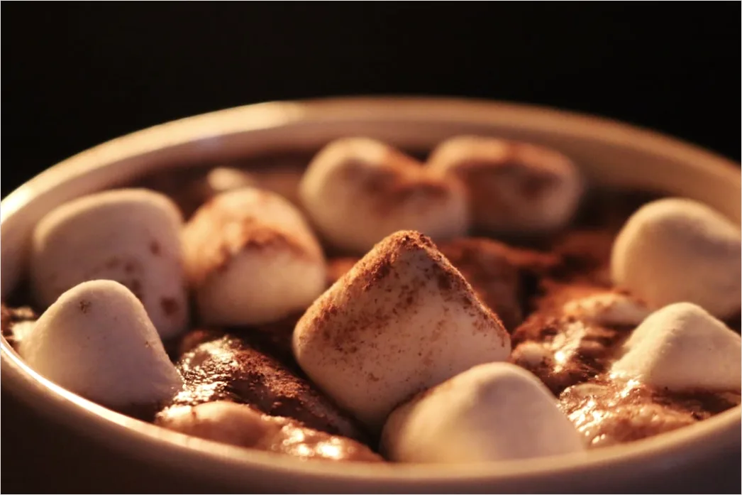 Detail Heiße Schokolade Tasse Marshmallow Nahaufnahme Number 5