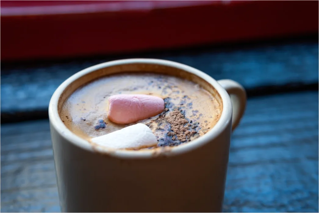Detail Heiße Schokolade Tasse Marshmallow Nahaufnahme Number 8