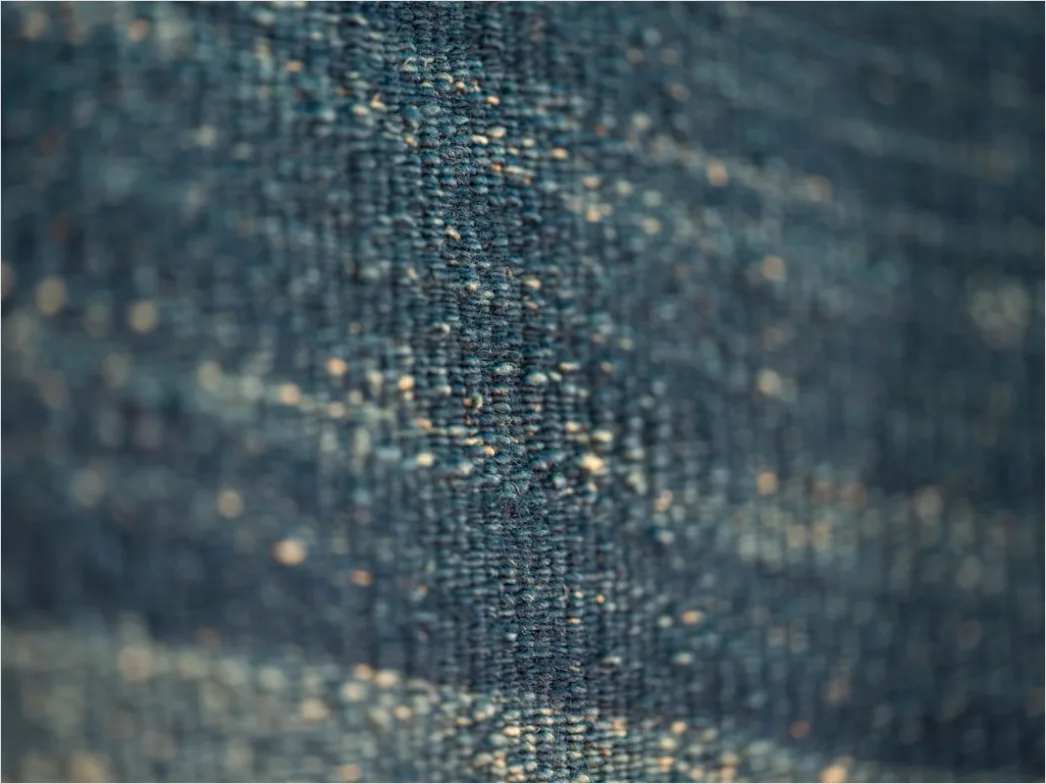 Jeans Stoff Makro Nahaufnahme Faden Detail E466