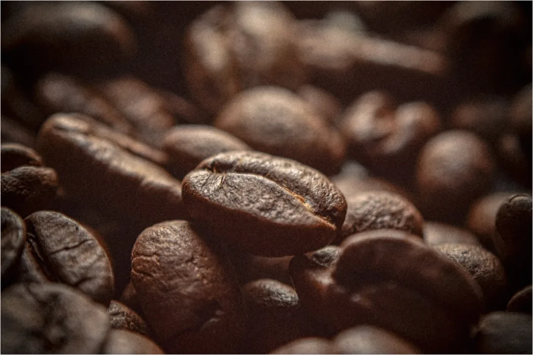 Detail Kaffee Bohnen Makro Nahaufnahme Textur Number 13