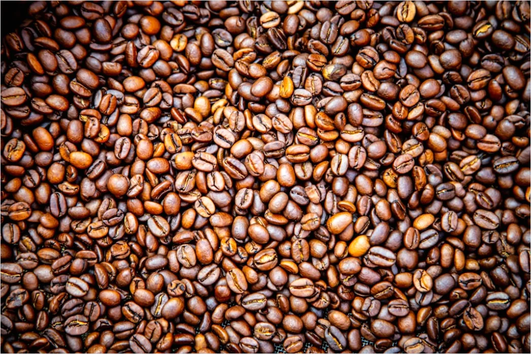 Detail Kaffee Bohnen Makro Nahaufnahme Textur Number 15