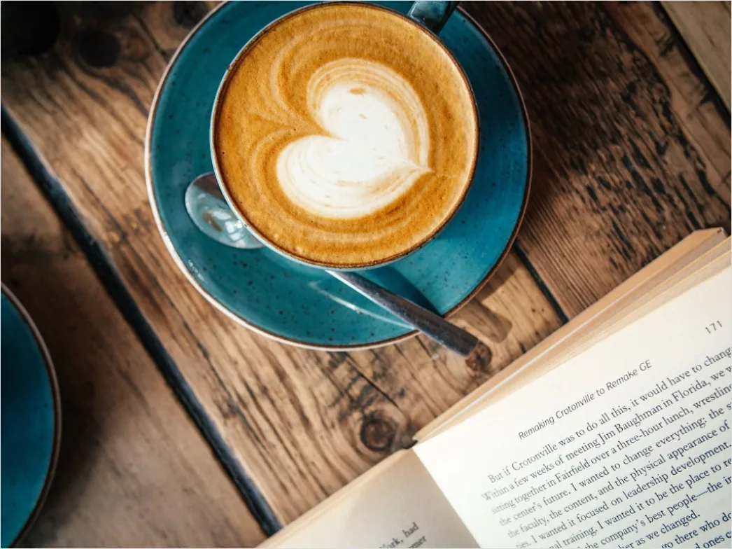 Detail Kaffee Und Buch Gemütlich Stimmungsvoll Number 8