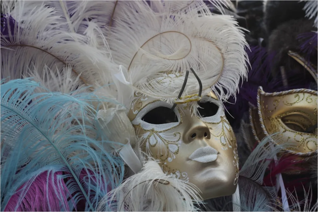 Detail Karneval Hut Maske Nahaufnahme Detail Number 14