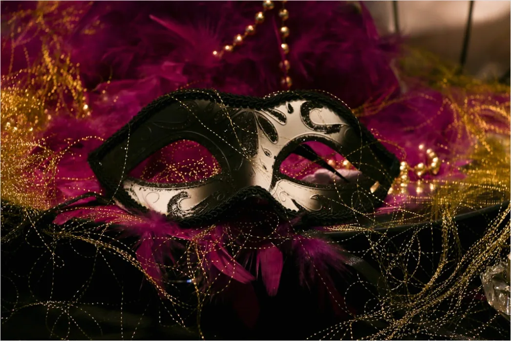 Detail Karneval Hut Maske Nahaufnahme Detail Number 15
