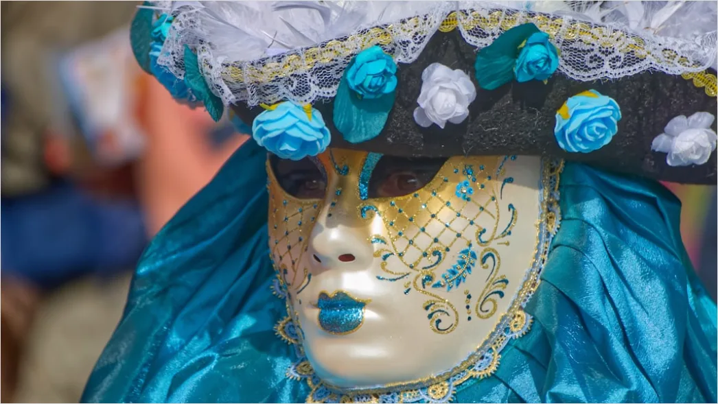 Detail Karneval Hut Maske Nahaufnahme Detail Number 5