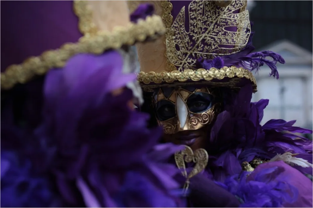 Detail Karneval Hut Maske Nahaufnahme Detail Number 6