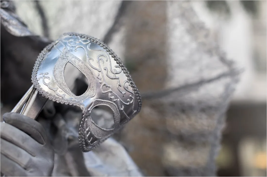 Detail Karneval Hut Maske Nahaufnahme Detail Number 8