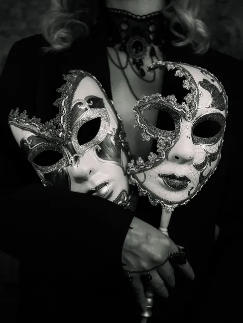 Detail Karneval Maske Venedig Elegant Portrait Number 12