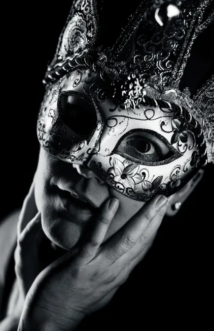 Detail Karneval Maske Venedig Elegant Portrait Number 19
