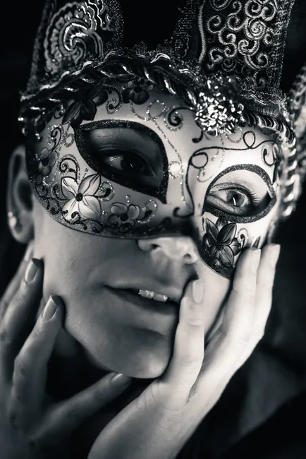 Detail Karneval Maske Venedig Elegant Portrait Number 7
