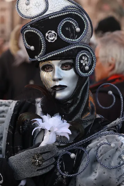 Detail Karneval Maske Venedig Elegant Portrait Number 9