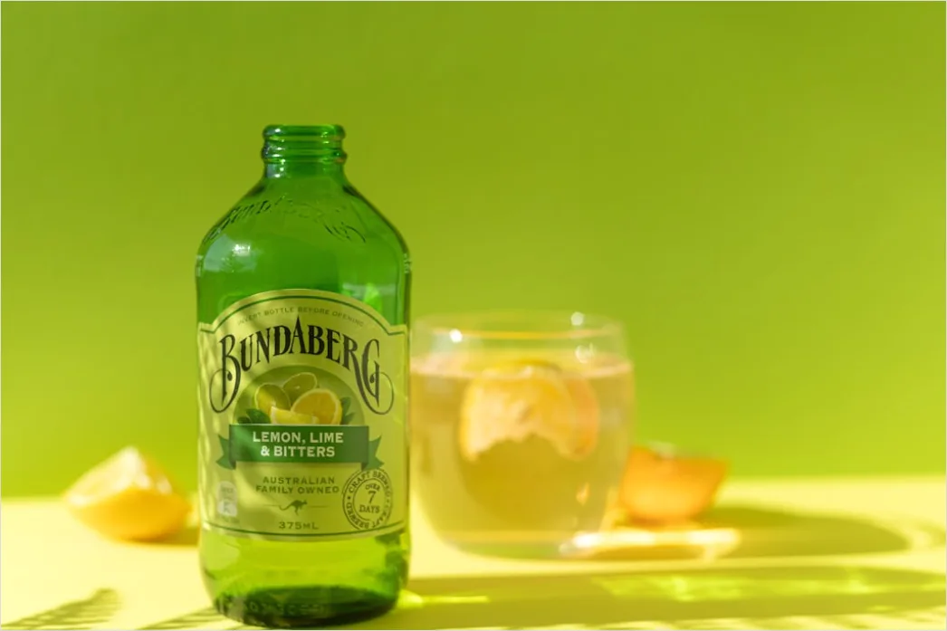 Detail Kombucha Flasche Glas Nahaufnahme Trendy Number 18