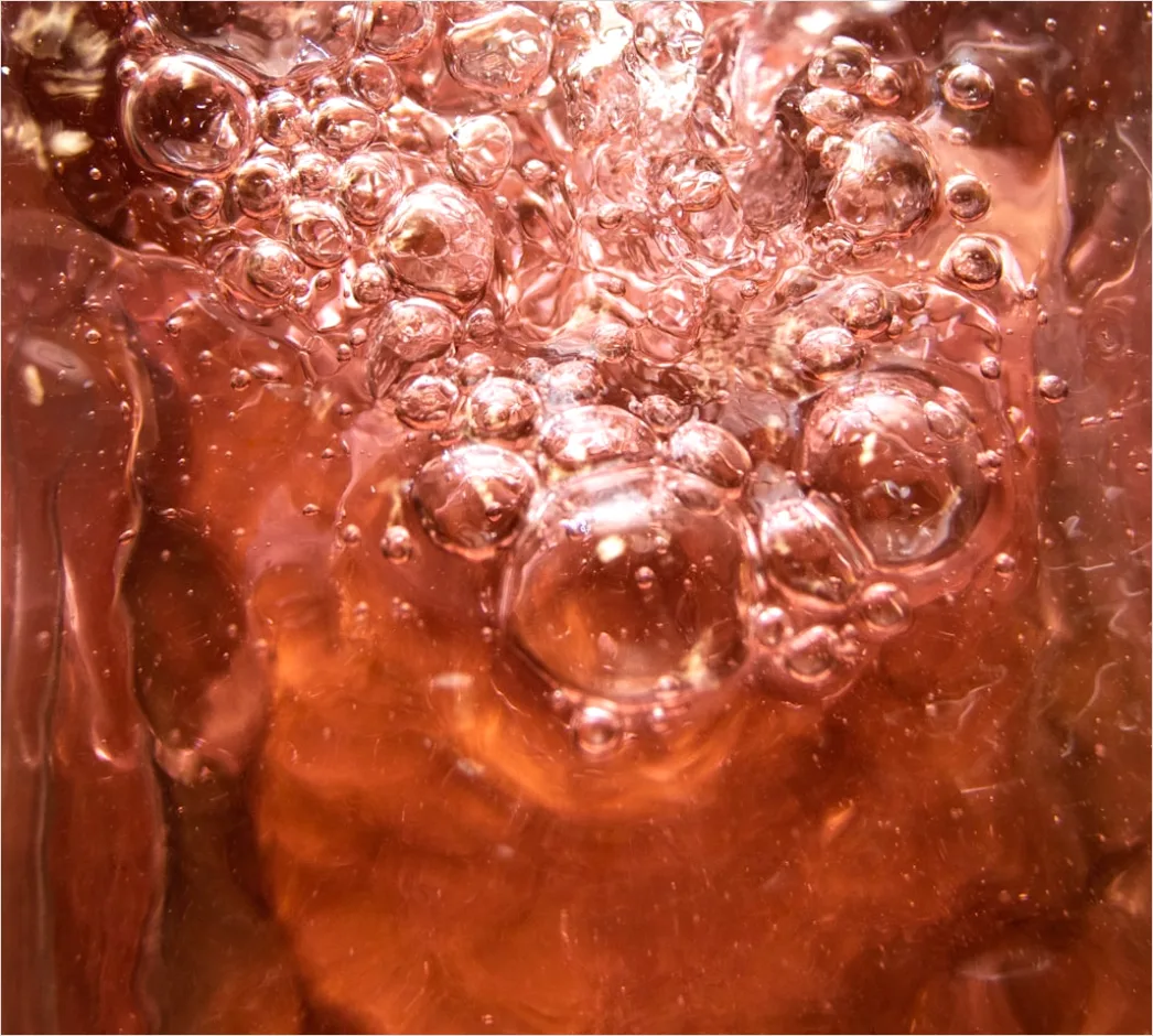 Detail Kombucha Flasche Glas Nahaufnahme Trendy Number 19